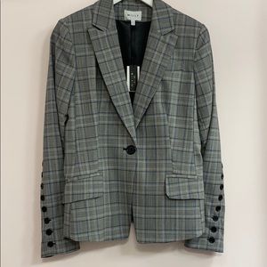 Eloise Check Blazer by Milly